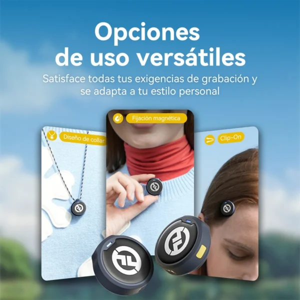 Microfone Hollyland Lark M2 Duo Combo Duplo Para 2 Pessoas USB-C, Lightning e Camera preto