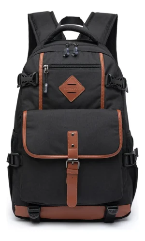 Mochila  Cavalera Reforçada Notebook Cor Preto
