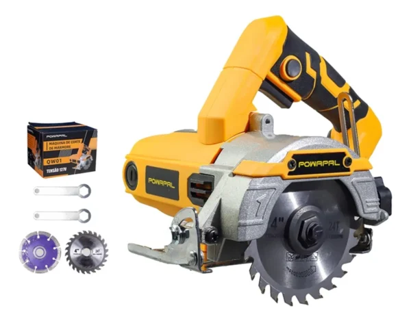 sierraamarela Serra Mármore Cortadora 1300w 100% Rolamentada 13000 Rpm