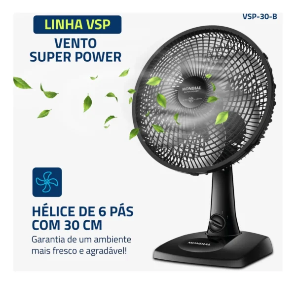 Ventilador de Mesa 30cm
