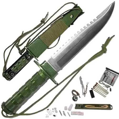 Faca Militar Tatica Apache Sobrevivencia