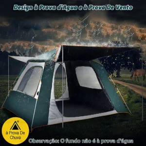 barraca Barraca De Acampamento Grande Para 4/5 Pessoas