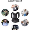 Corretor de Postura Ajustável e Confortável | Colete Alinhador de Coluna Unissex