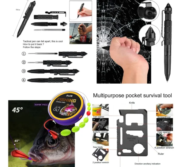 kit de sobrevivencia completo 2 đ„Kit de SobrevivĂȘncia Mais Completo