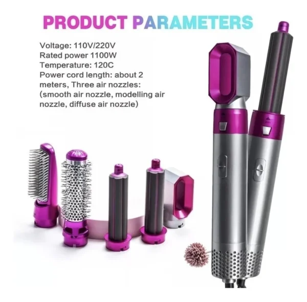 moldeadora3 Escova De Secador De Cabelo 5em1